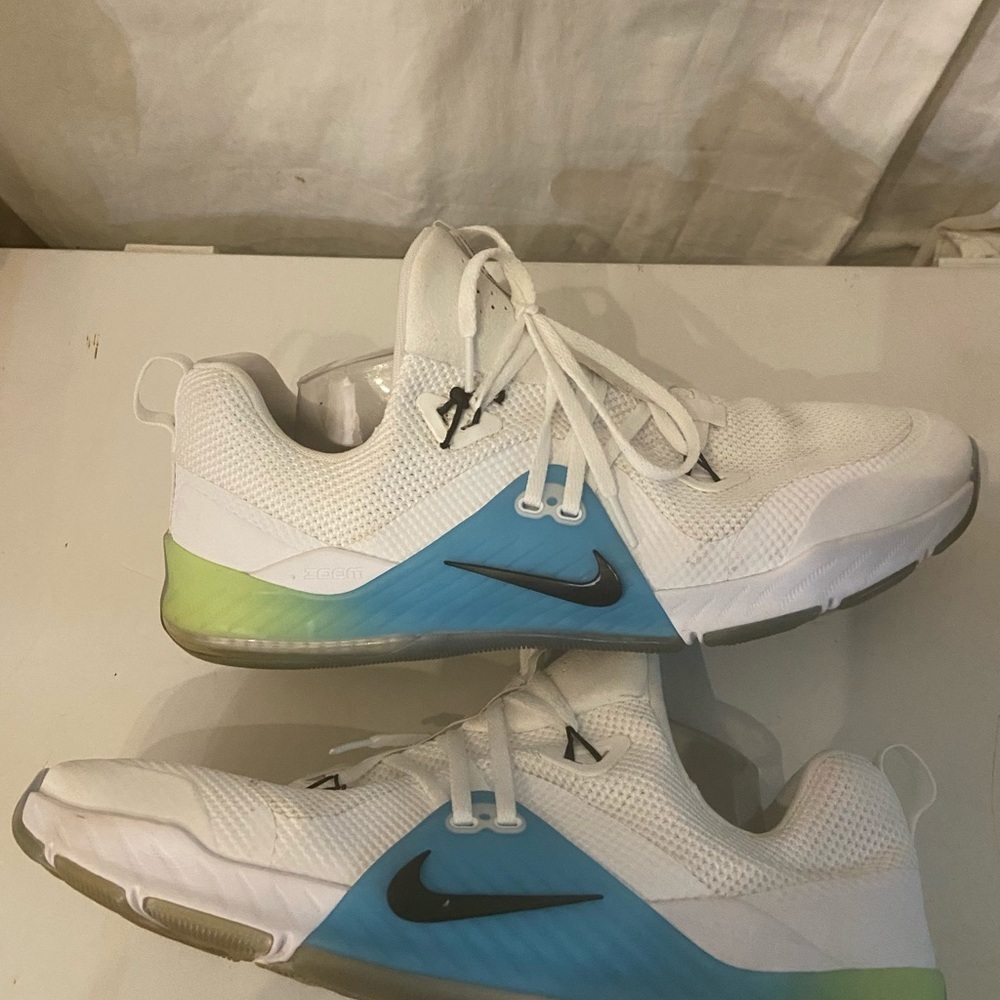 Nike Zoom training men’s sneakers lightweight white laceup front size 14 - Picture 5 of 9